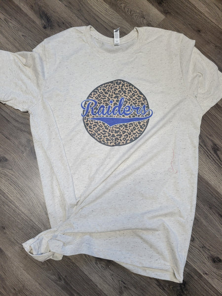 Leopard Circle Team Name Tee - EXTRA SOFT
