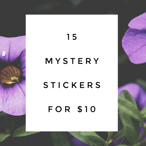 15 mystery stickers for $10